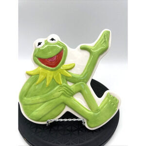 Vintage Treasure Craft Kermit The Frog Trivet 1990s Jim Henson Pfaltzgraff